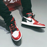 耐克（NIKE）女鞋新款AIR  JORDAN 1  AJ1 運動休閑籃球鞋 CD0461-601 蛇紋芝加哥 41