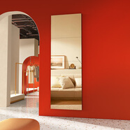 安爾雅 穿衣鏡浴室鏡貼墻全身鏡子臥室客廳試衣鏡家用22*22直角四片裝