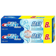 佳潔士牙膏家庭裝 健齒口氣清新固齒 鹽白牙膏 200g*2支