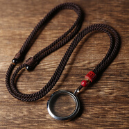 婷菲透明空瓶嘎烏盒裝朱砂顆?？招牡鯄嬆信宽楁溈套侄ㄖ畦€匙扣掛件 吊墜款（空心 沒(méi)有朱砂顆粒）