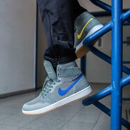 耐克（NIKE）男女鞋AJ1 AIR JORDAN 1 AJ1運(yùn)動(dòng)鞋舒適緩震經(jīng)典籃球鞋 919704-919702-333 編織 43