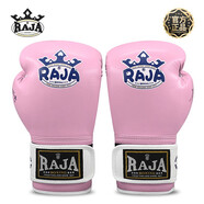 raja-boxing兒童拳擊手套 男孩泰拳散打自由搏擊格斗訓(xùn)練女孩打沙袋沙包拳套 淡粉色【京倉發(fā)貨】 4oz（兒童3-8歲）
