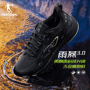 喬丹QIAODAN雨燕3.0運動鞋跑步鞋男春夏巭Light防潑水減震耐磨跑鞋 黑色/微光綠-男 35