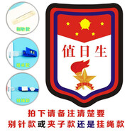 小學(xué)生班干部臂章幼兒園值日生掛牌小組長小班長衛(wèi)生委員袖標(biāo)定制 盾款值日生10個