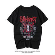 VPVZ歐美高街重金屬slipknot活結(jié)樂隊(duì)搖滾音樂T恤嘻哈寬松短袖TEE個(gè)性 款式4 S