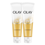 玉兰油（OLAY）玉兰油乳液洁面乳100g提亮洗面奶保湿补水洁净深层清洁男女洗面奶 乳液洁面乳100g*2