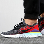 耐克（NIKE）男鞋新品EpicReactFlyknit緩震回彈透氣耐磨舒適休閑鞋跑步鞋 BQ8928-007 42.5