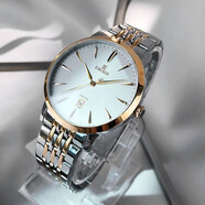 依波(EBOHR)手表男 女學(xué)生簡(jiǎn)約時(shí)尚潮流超薄腕表 瑞士風(fēng)格防水商務(wù)男士手表女士手表石英表 （時(shí)尚款丨間枚金鋼帶）50180219