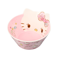 五和（WUHE）輔食碗嬰兒兒童碗寶寶碗餐具卡通飯碗學(xué)生家用防燙耐摔 粉kitty深碗