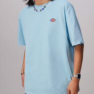 dickies簡約小logo全棉短袖男女T恤多色可選DK010991 晴空藍(lán) XL