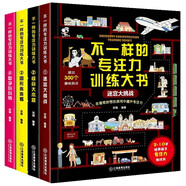 不一樣的專注力訓練大書 全4冊（數(shù)學玩玩轉(zhuǎn)+圖形連連看+迷宮大挑戰(zhàn)+綜合大本營）專注力觀察力空間力邏輯力思維游戲 