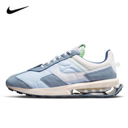 耐克（NIKE）男鞋 夏季新款AIR MAX氣墊鞋子緩震時(shí)尚休閑運動(dòng)鞋透氣跑步鞋 DO2343-019藍白 42.5