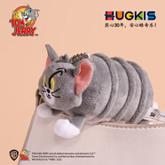 皓奇樂（HUGKIS）貓和老鼠毛絨玩具鑰匙扣書包包掛飾可愛搞怪卡通周邊玩偶公仔掛件 10cm湯姆貓(彈簧形) 【現(xiàn)貨速發(fā)】