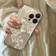 嵩林適用女生小清新iPhone16系列炫彩手機殼適用2024新款蘋(píng)果16小眾感全包防摔高端女款水墨蝴蝶1 水墨蝴蝶 蘋(píng)果15