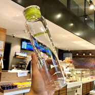 卡西菲kaxifei（KAXIFEI）網(wǎng)紅ins風(fēng)可愛(ài)玻璃杯少女心水杯便攜韓版女學(xué)生清新簡(jiǎn)約森系杯子 細長(cháng)款水杯綠色450ml+杯套