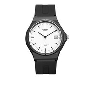卡西歐（CASIO）手表學(xué)生小黑表簡(jiǎn)約指針石英電子表 手表男女考試手表時(shí)尚運動(dòng)表 MW-59-7E 33mm小表盤(pán)帶日歷