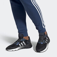 阿迪達斯（adidas）三葉草男鞋女鞋NMD_R1透氣時(shí)尚復古低幫緩震耐磨休閑跑步鞋 EF5403 漸變黑 40