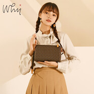 why女包時尚經(jīng)典小方包優(yōu)雅斜挎手機(jī)包百搭包包女包送媽媽送七夕禮物 啡色