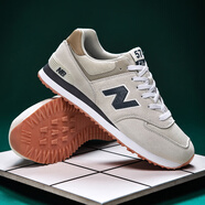 新百倫574學(xué)生新款秋冬款情侶鞋男鞋官方國產(chǎn)女鞋運動(dòng)紐百倫體考跑步鞋 574米白黑 39