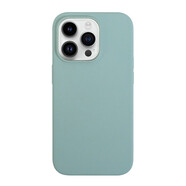 愛否 iPhone14promax棉花糖14plus液態(tài)硅膠14手機(jī)殼pro全包ins風(fēng)保護(hù)套 淡青綠 iPhone 14 Pro