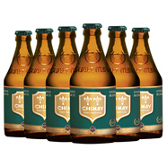 智美（Chimay）綠帽啤酒 330ml*6瓶 修道院精釀 比利時(shí)進(jìn)口 金色烈性艾爾