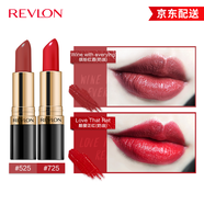 露華濃（Revlon）口紅麗采黑管唇膏女士保濕滋潤啞光口紅豆沙色不掉色化妝品女彩妝 （525#繽紛紅酒+725#酷愛正紅）
