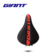 捷安特（GIANT）PROTECT硅膠座墊套柔軟舒適山地車公路車坐墊套雙尺寸可選 黑紅寬版