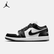 耐克（NIKE）男鞋aj女鞋 鞋子女 air jordan 1 低幫aj1運動鞋休閑鞋籃球鞋男 DC0774-101 黑白熊貓 41