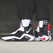 耐克（NIKE）男鞋夏季新款LEBRON詹姆斯士兵14代場上實戰(zhàn)緩震籃球鞋CK6047-100 CK6047-002/士兵14/黑白紅 40.5
