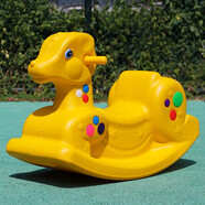 樂(lè)林源幼兒園搖搖馬兒童搖搖木馬周歲禮物騎騎馬搖馬嬰幼兒寶寶戶外玩具 黃色小鹿