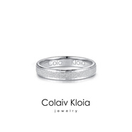 Colaivkloia情侶戒指男女對(duì)戒銀一對(duì)磨砂款可調(diào)節(jié)時(shí)尚飾品情人節(jié)生日送男女友 Tk309磨砂女戒 美號(hào)10號(hào)