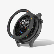 西蒙迪奧適用于小米watchs4表圈小米手表s3百變表圈表帶小米手表s4鋼化膜貼膜腕帶套裝金屬旋轉(zhuǎn)表冠表帶 【金屬百變表圈-黑彩虹】配鋼化膜 小米Watch S4