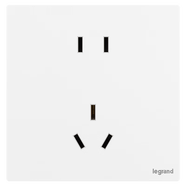 羅格朗（LEGRAND） 開(kāi)關(guān)插座面板 五孔插座暗裝電源套裝 F9仕典Plus白色五孔10只裝 插座