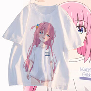 結盟者孤獨搖滾T恤衫二次元衣服夏季學(xué)生動(dòng)漫卡通周邊cos服寬松短袖男女 7 常規 3XL