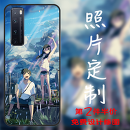 雁田 手機(jī)殼定制華為nova7pro榮耀8x9小米8蘋(píng)果iphon7/8玻璃硅膠手機(jī)殼 【02號(hào)圖】留言機(jī)型 軟殼