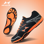 新款（health）海爾斯中考體育跑步立定跳遠鞋男女796 初中學(xué)生田徑訓練中考達標超輕軟底跳鞋 1100 黑色（內置膠釘） 36