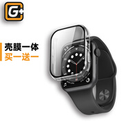 猩球衛(wèi)士適用Apple Watch鋼化膜iWatch蘋果手表殼膜一體全覆蓋3D熱彎高清防摔手表保護(hù)膜 iWatch 6/5/4/SE通用 44mm丨透明 閃電發(fā)貨 準(zhǔn)時送達(dá)