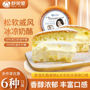 舒芙里24款冰乳酪系列蛋糕冷凍小吃甜品下午茶咖啡館西餐廳用茶點(diǎn)心面包 220g 1盒 海鹽味冰乳酪