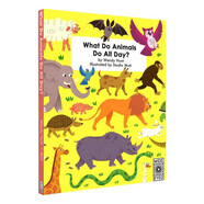 英文原版 大自然動(dòng)物百科What Do Animals Do All Day? 動(dòng)物整天都在做什么  小學(xué)教輔