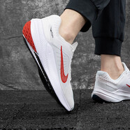 耐克（NIKE）男鞋運(yùn)動(dòng)鞋2025夏季慢跑鞋網(wǎng)面透氣休閑耐磨緩震低幫跑步鞋 DD0204-007/飛線科技/銀灰紅勾 42