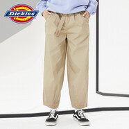 dickies女裝工裝闊腿直筒褲夏季休閑長褲 女褲 10192 沙色 26