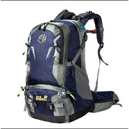 狼爪戶(hù)外登山包40L50L男徒步旅行野營(yíng)旅游包雙肩包女 藏青色 40L長(cháng)寬高52*30*20cm