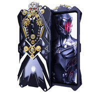 龍豈 vivoX60Pro手機殼金屬邊框保護vivo套防摔全包x50pro plus定制x30Pro vivoX60-骷髏頭定制版