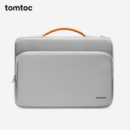 tomtoc電腦包手提筆記本包男女14英寸商務(wù)防震蘋果16寸MacBook Pro/Air 灰色 15英寸