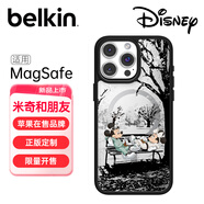 貝爾金（BELKIN）適用蘋果15Pro手機(jī)殼 米奇和朋友們定制款 iPhone15pro手機(jī)保護(hù)套 MagSafe磁吸帶殼充電