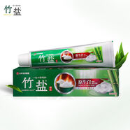 竹鹽LG竹鹽牙膏口臭去漬清新口氣清潔護(hù)齦含氟牙膏家庭裝實(shí)惠 清新美白牙膏-105g