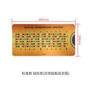 夏奇拉(SHEIKKI) 吉他常用調(diào)順階和弦指法圖解 初學(xué)自學(xué)貝斯練習(xí)工具 標(biāo)準(zhǔn)款 鼠標(biāo)墊(吉他指板音名圖)