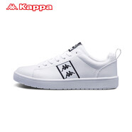 Kappa情侶男女串標板鞋休閑鞋小白鞋秋冬|K08Y5CC50 漂白-001A 41