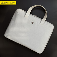 Milooky筆記本電腦包女手提包適用于華為蘋果macbook聯(lián)想小新air戴爾惠普 商務(wù)灰 13-14英寸