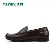 MEPHISTO/馬飛仕圖手工鞋進(jìn)口休閑鞋男透氣一腳蹬莫卡辛工藝鞋ANTONINO 深棕 40.5